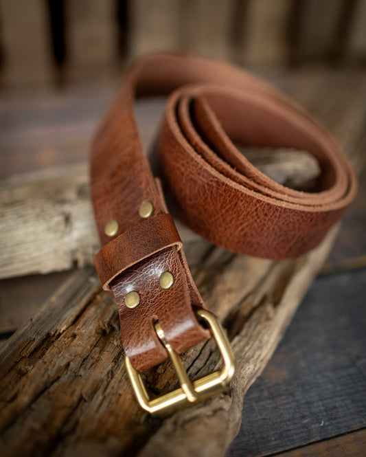 Mens' Water Buffalo Leather Belt