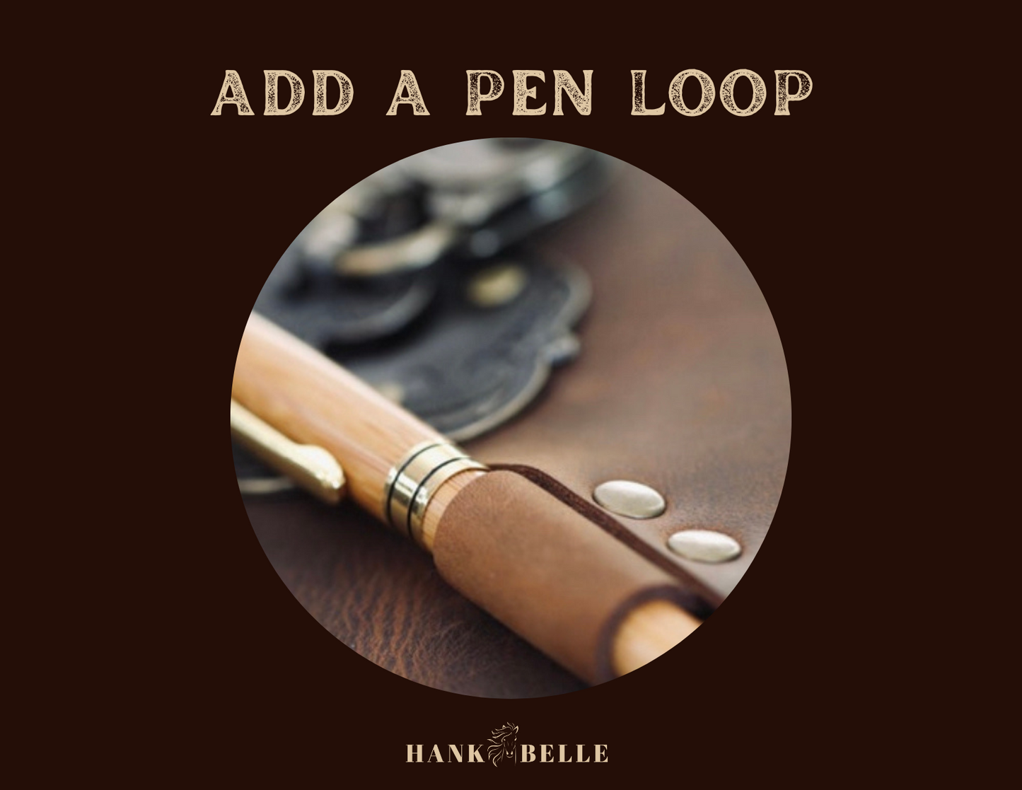 Add A Pen Loop To Your Journal