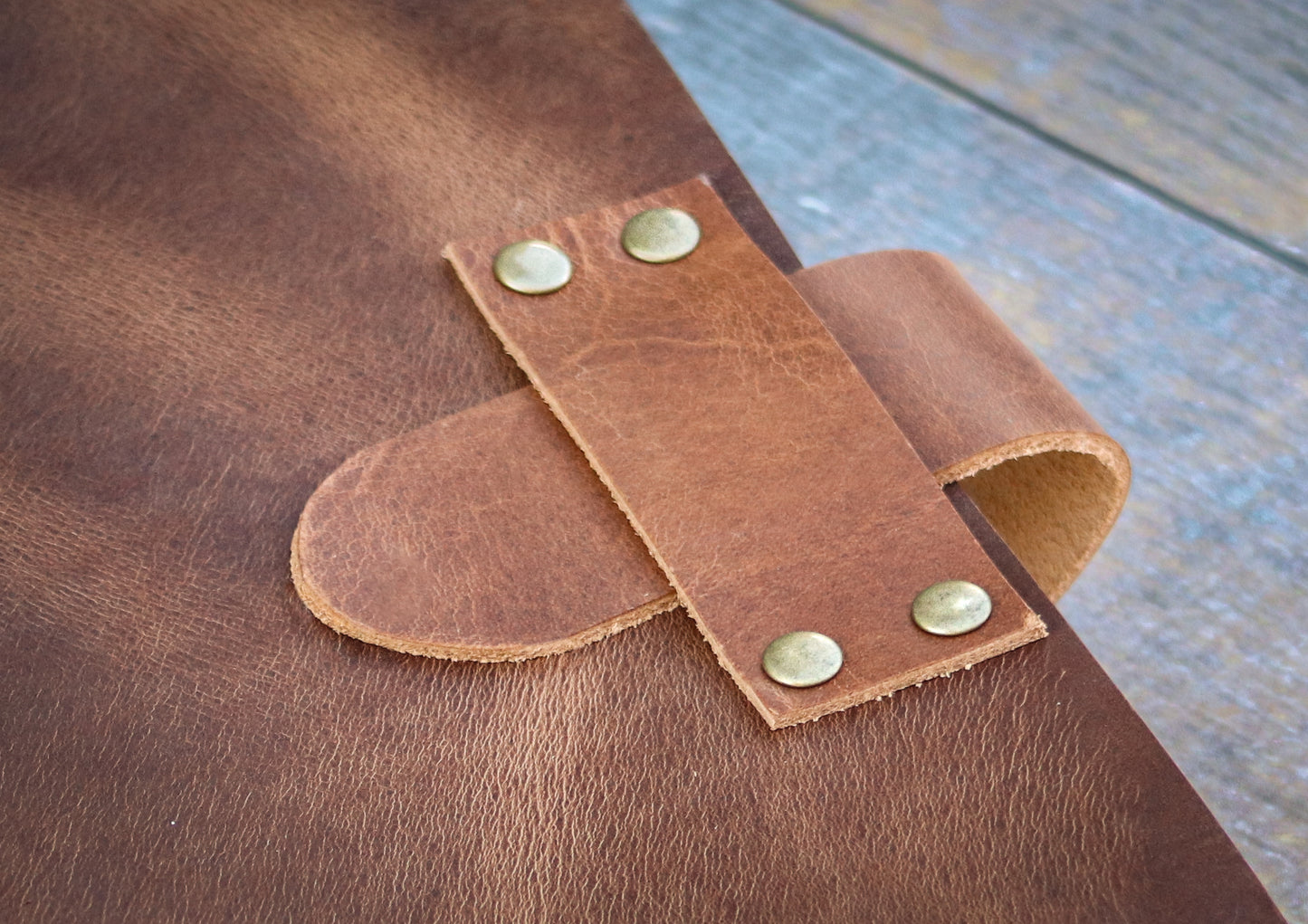 Personalized Leather Family Heirloom Recipe Journal, Sewn Bound in Full Grain Leather