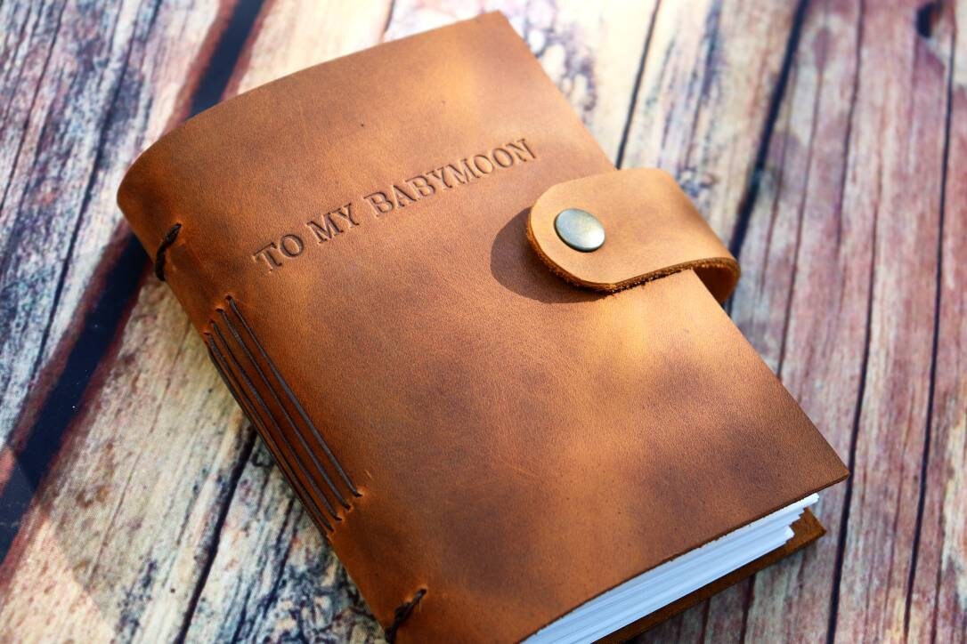 Refillable Premium Leather Journal, Rustic Vintage Writing Diary, Classic Button Snap Notebook Sketch Book, Customizable Personalized Gift