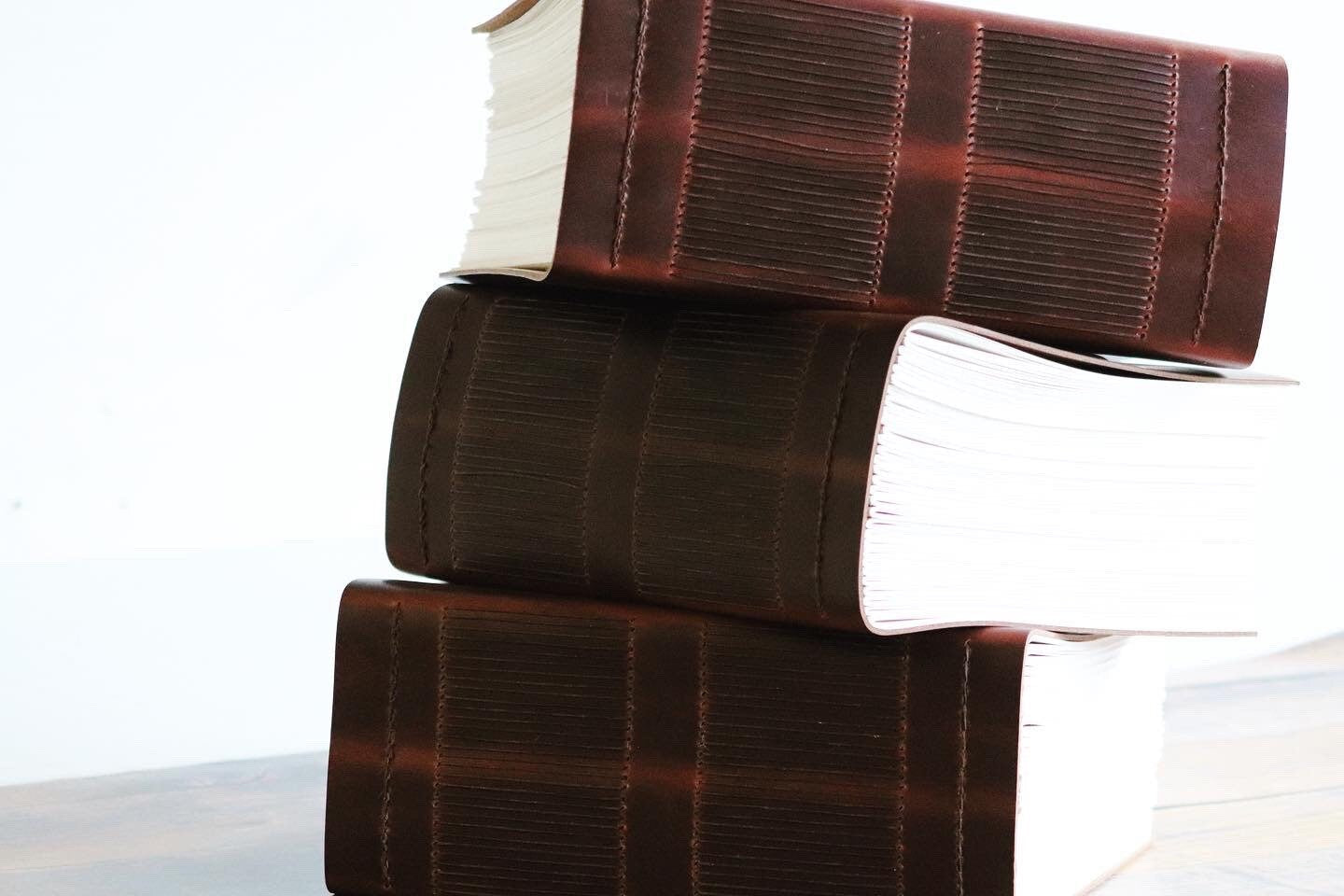 THE MASSIVE - Giant Leather Family Tome, Big Huge Rustic Heirloom Keepsake Book, Large Premium Personalized Memory Journal, Lined, Blank