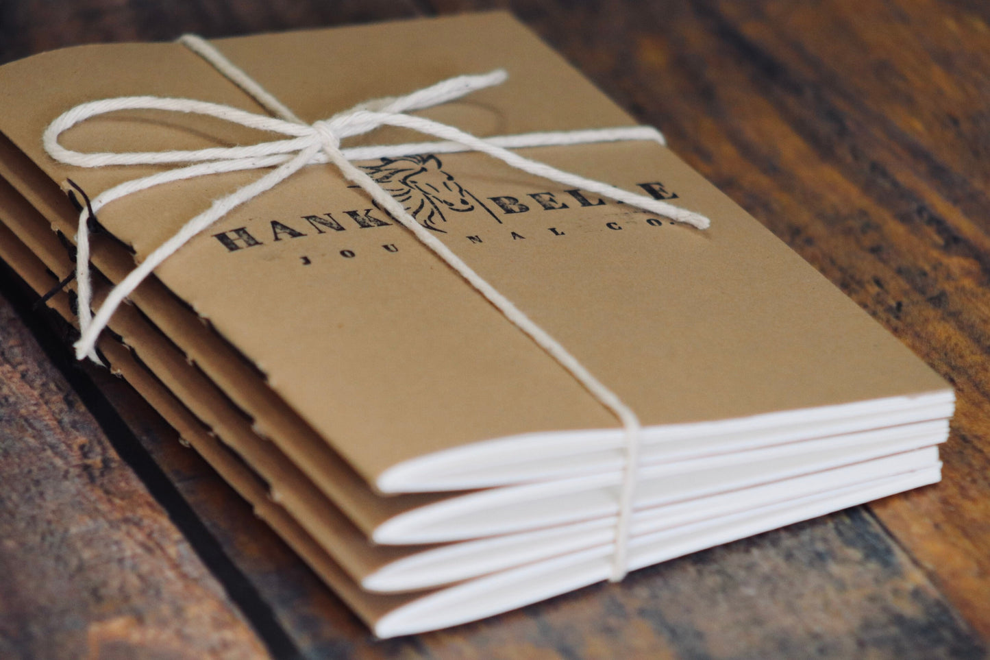 4 PACK Paper Booklets for Refillable Hank Belle Journals or Standalone; High Quality Mixed Media, Watercolor, Lined, Bullet Paper