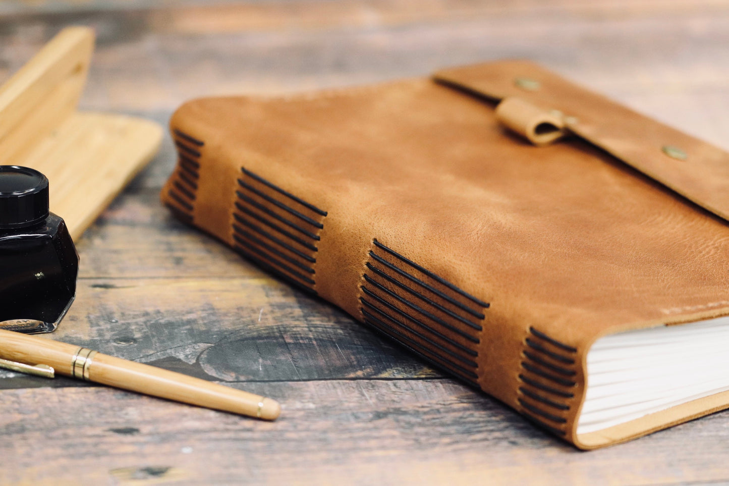Add A Pen Loop To Your Hank Belle Leather Journal!