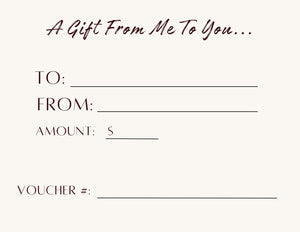 Hank Belle Rustic Gift Card - Physical Card