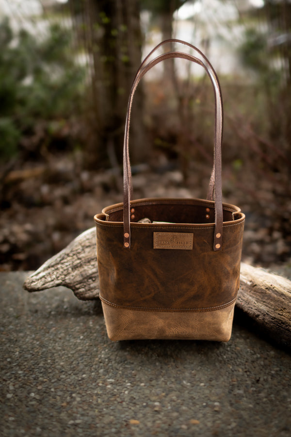 The Whitetail - Leather Tote Bag - Customizable Handbag