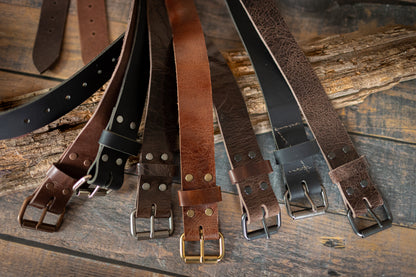 Mens' Water Buffalo Leather Belt