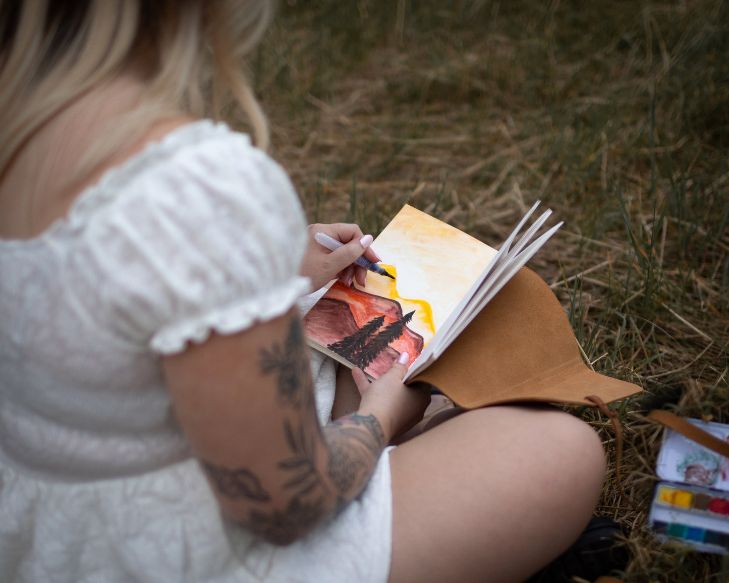 The Antique Key Refillable Rustic Leather Journal