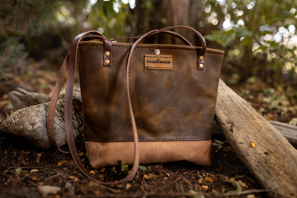 The Whitetail - Leather Tote Bag - Customizable Handbag