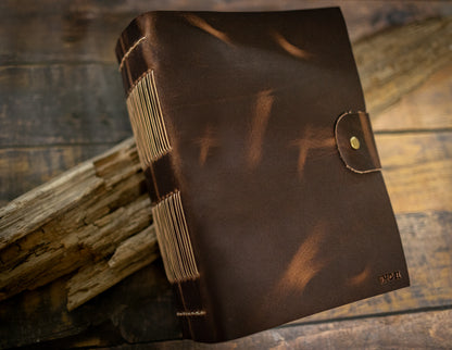 THE HALF TOME - Large Leather Family Keepsake Book