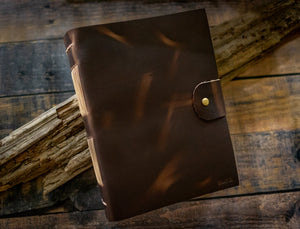 Leather Notebook Journal – Snap