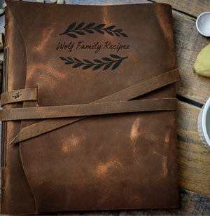 The Heirloom Recipe Journal — Engraved Edition