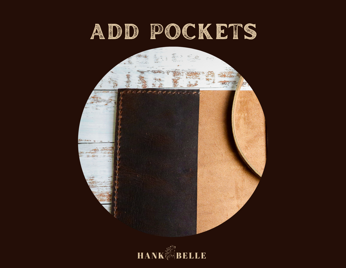 Inside Leather Journal Pockets