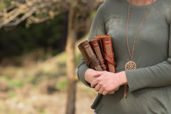 Classic Latch Notebook Refillable Leather Bound Journal