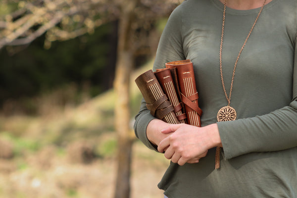 Wrap Leather Journal – Mixed Media