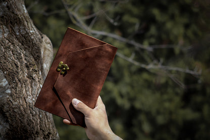 Vintage Clasp 1 Sewn Bound Leather Journal