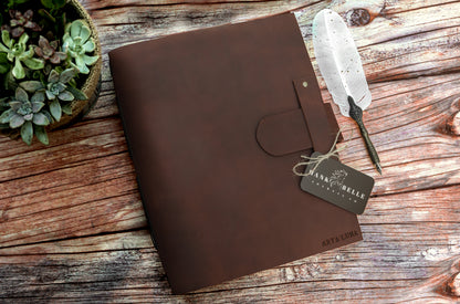 Classic Latch Notebook - Sewn Bound Leather Journal