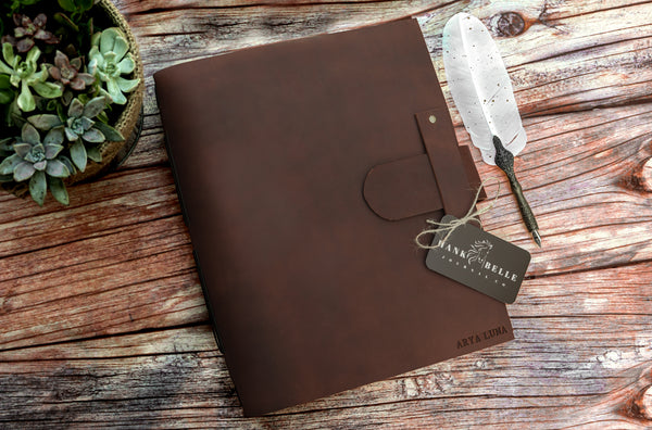 Classic Latch Notebook Refillable Leather Bound Journal