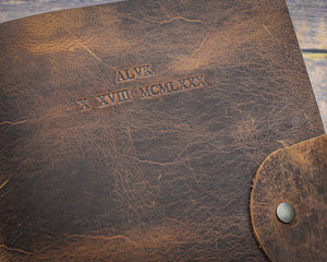 Leather Notebook Journal – Snap