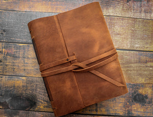 Wrap Leather Journal – Mixed Media