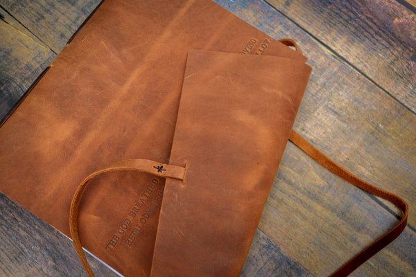 Wrap Leather Journal – Mixed Media