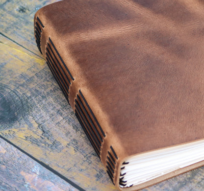 The Swiss Refillable Rustic Leather Journal