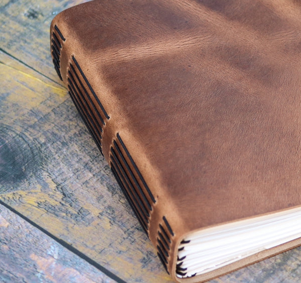 The Swiss Refillable Rustic Leather Journal
