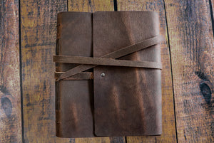 Wrap Leather Journal – Mixed Media
