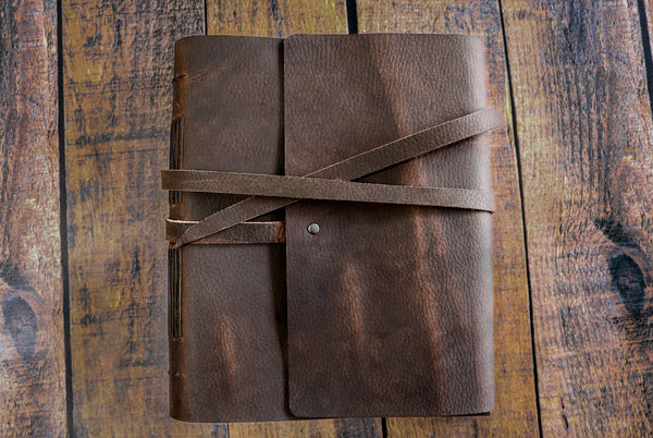 Wrap Watercolor Leather Journal