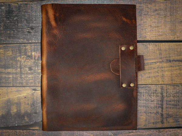 Classic Latch Notebook Refillable Leather Bound Journal