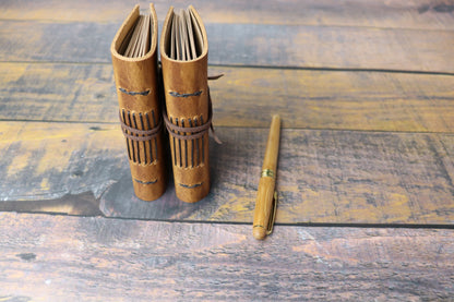 Pocket Journal - Small Leather Sewn Bound Journal