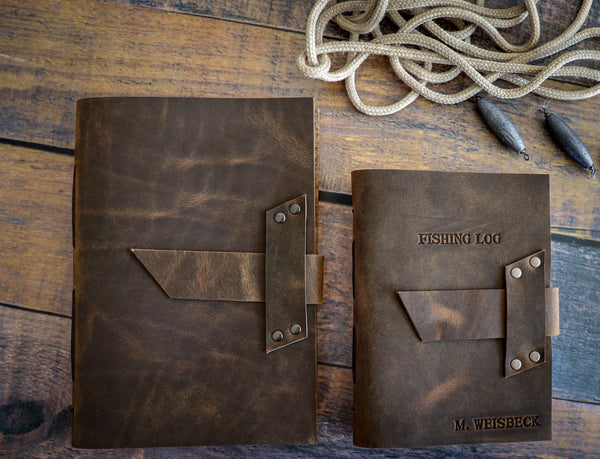 The Heirloom Leather Fishing Journal