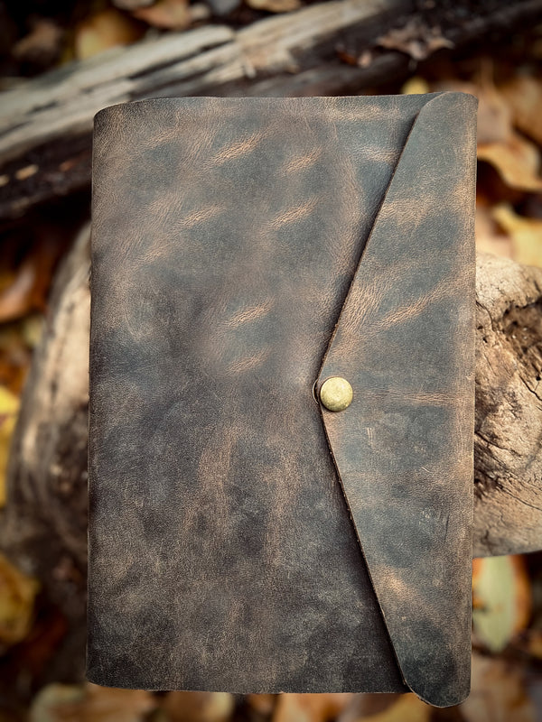 Leather Music Journal – Diagonal Snap