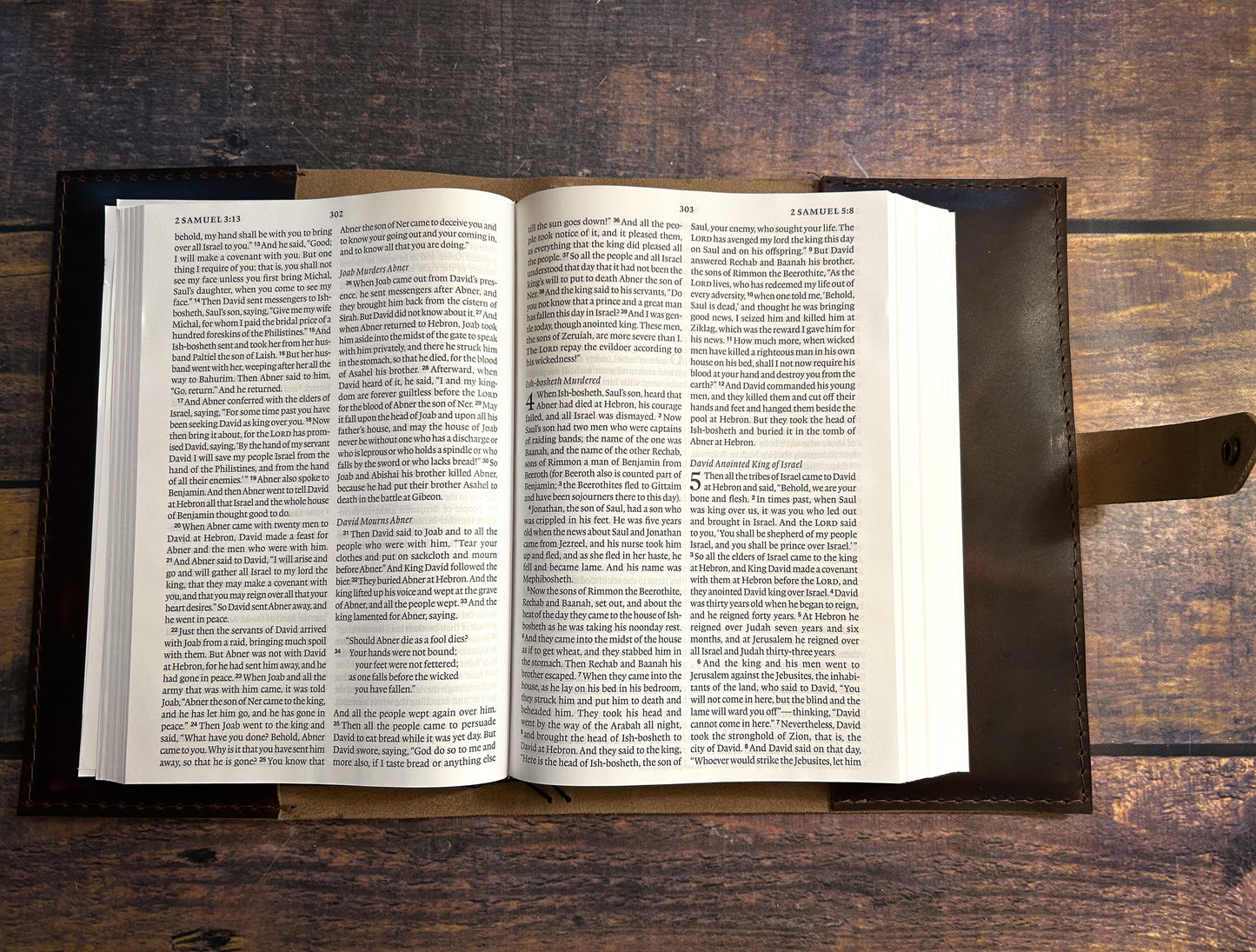 Custom Leather Bible Cover