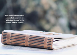 Refillable Leather Bound Journal, Rustic Writing Diary, Classic Notebook, Sketch / Watercolor Book, Customizable, Personalized Gift