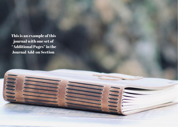 Refillable Premium Leather Journal, Rustic Vintage Writing Diary, Classic Button Snap Notebook Sketch Book, Customizable Personalized Gift