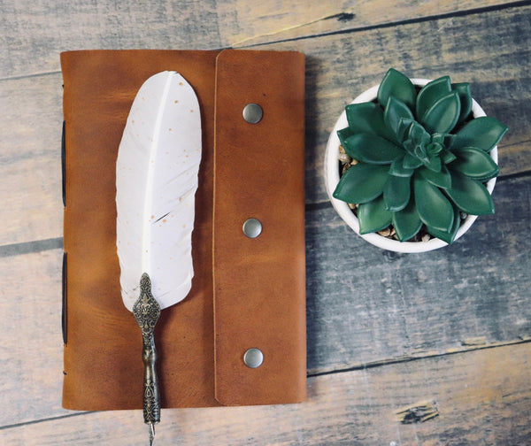 Refillable Leather Bound Journal, Bullet Journal Notebook, Watercolor Sketch Book, Rustic Leather Diary, Customizable + Personalized Gift