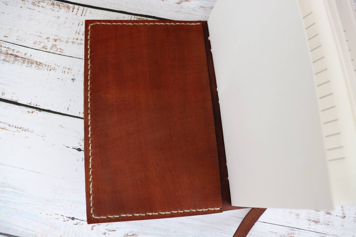 Journal Pockets for Leather Journals, Personalize and Customize Option For All Hank Belle Journals, Hand Sewn, Full Grain Premium Leather