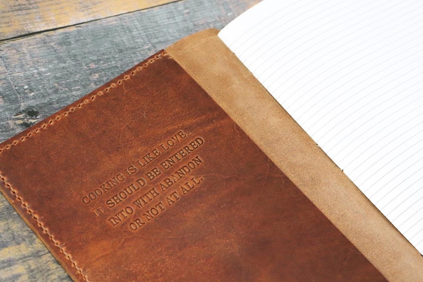 Book Inscription Label Inside Cover Inscription with Leather Pocket