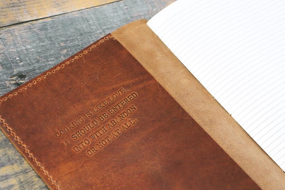 Add This Listing To Your Order For An Inscription or Message On Inside Journal Cover, Personalization, Engraving, Genuine Full Grain Leather