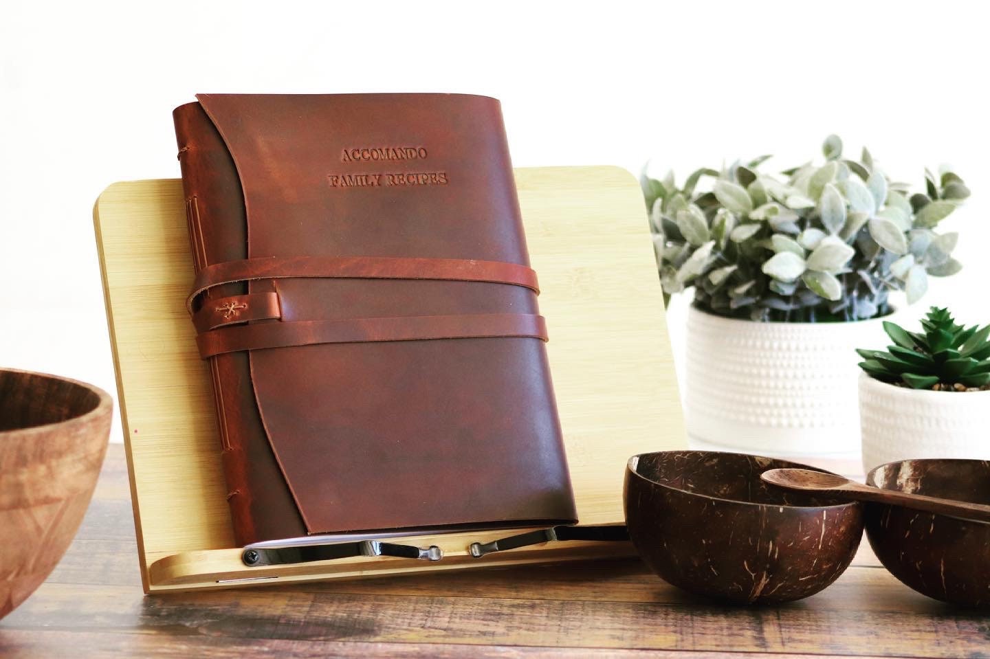 Leather Fishing Journal, Rustic Fisherman Log Book, Fathers Day