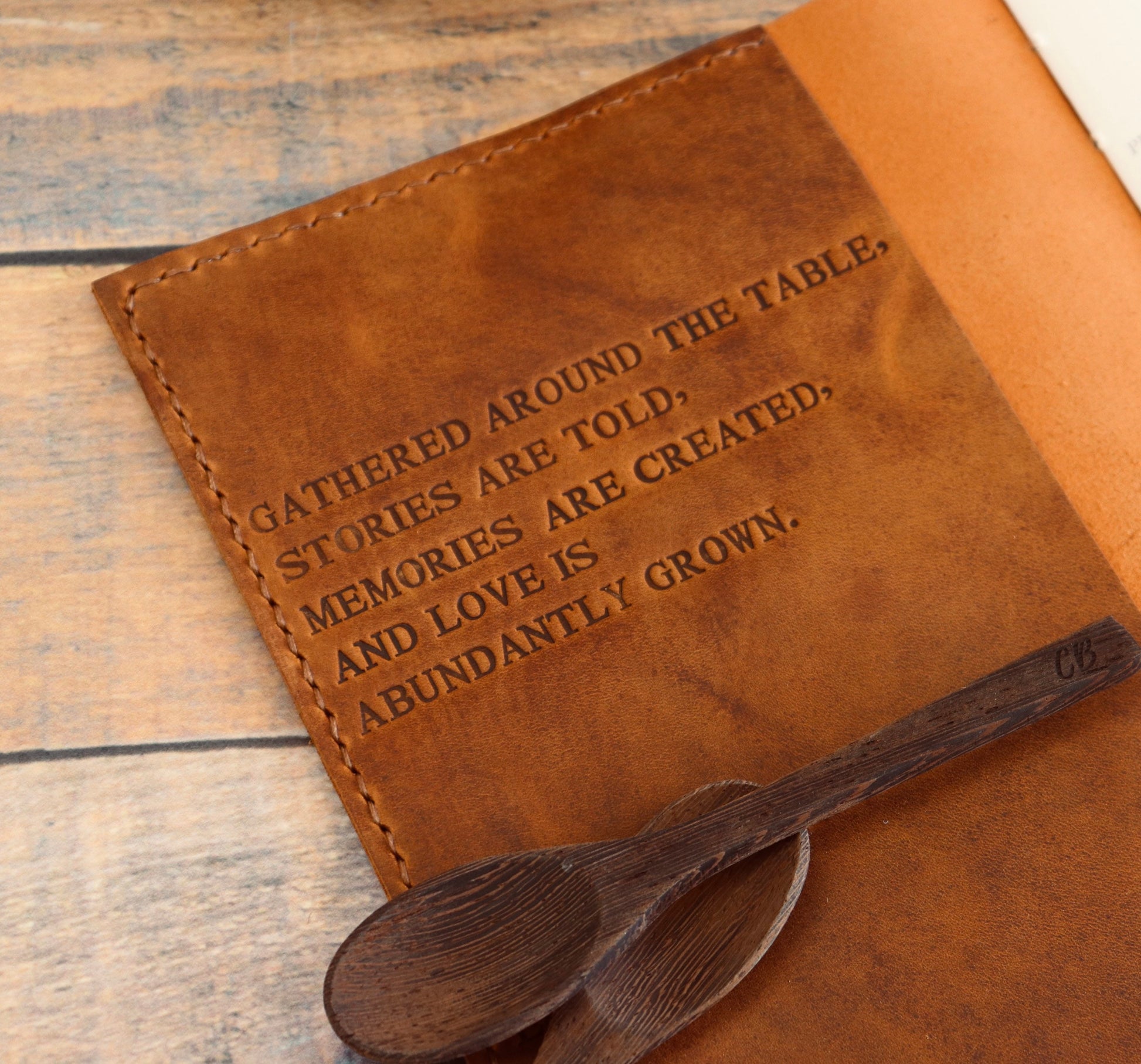 Add This Listing To Your Order For Additional Embossing On Your Journal Cover, Personalization, Engraving, Genuine Full Grain Leather
